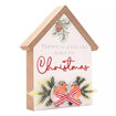 Picture of CHRISTMAS ROBIN WOOD HOUSE PLAQUE